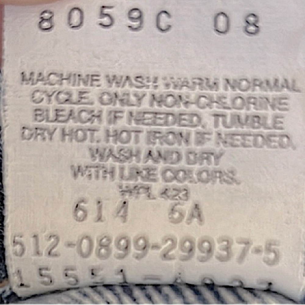 VTG 90’s Levi’s 550 High Waisted Jeans: Size 12 - Picture 4 of 7